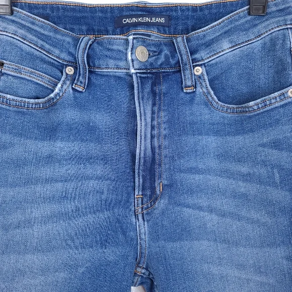 CALVIN KLEIN JEANS High-Rise Skinny Ankle Jeans - Picture 4 of 12